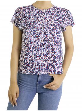 Camicia fantasia con volant